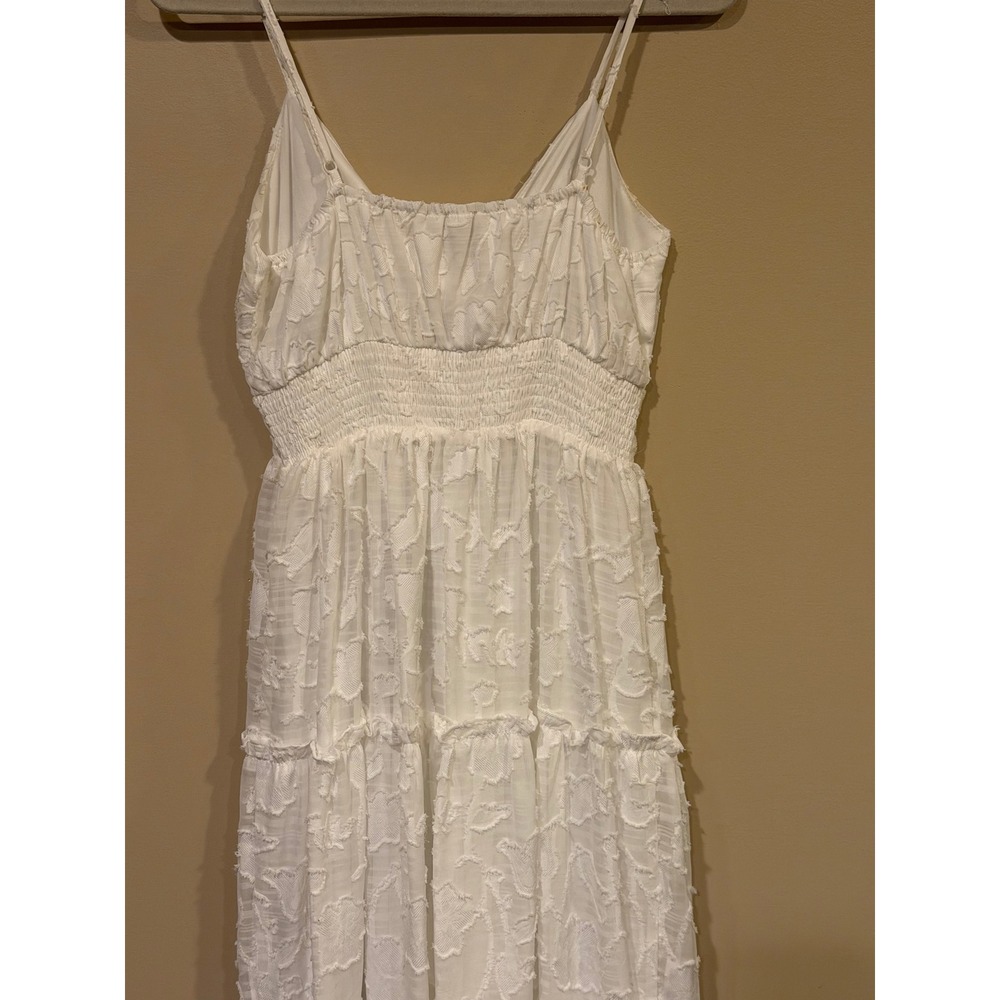 Flying Tomato Women Midi Dress White Medium Cottagecore Sorority Rush - Picture 7 of 8
